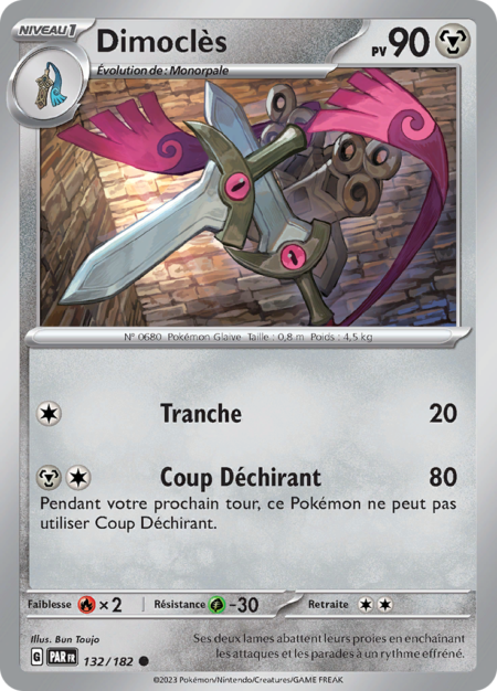 Dimoclès 132/182