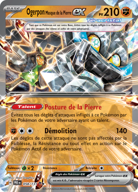Ogerpon Masque de la Pierre 058/131