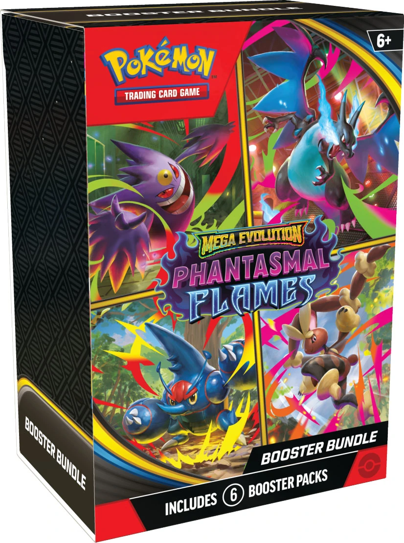 visuel du bundle de la série Pokémon ME02 : Flammes Fantasmagoriques