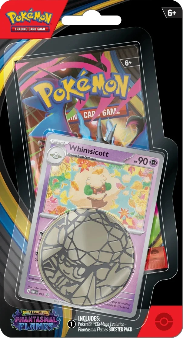 blister pokemon amélioré de la série ME02 : flammes fantasmagoriques (carte promo farfaduvet)