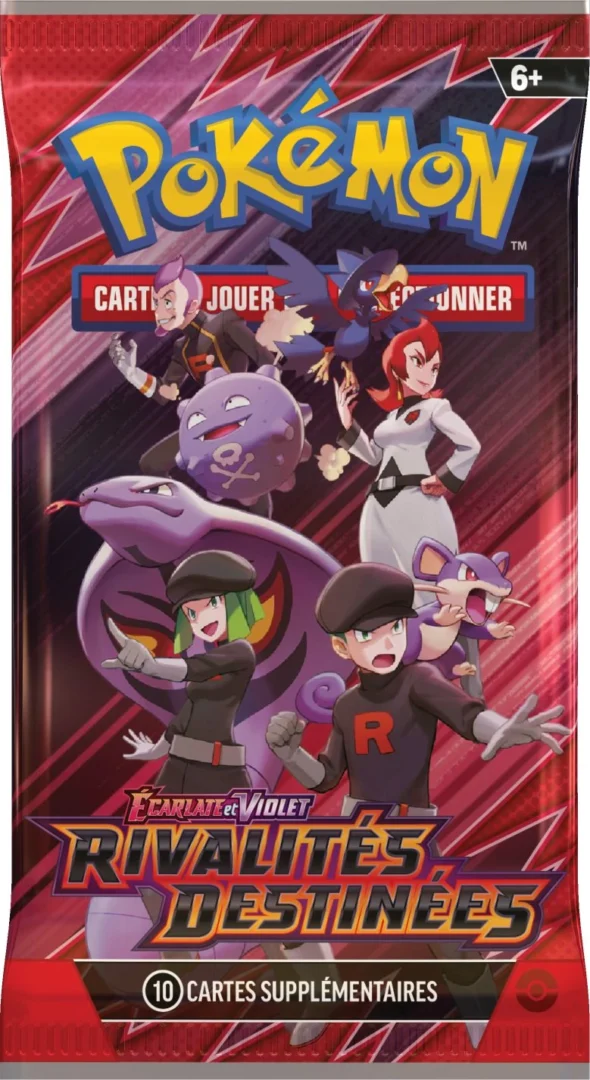 pokemon booster ev10 rivalités destinées illustration grunts de la team rocket