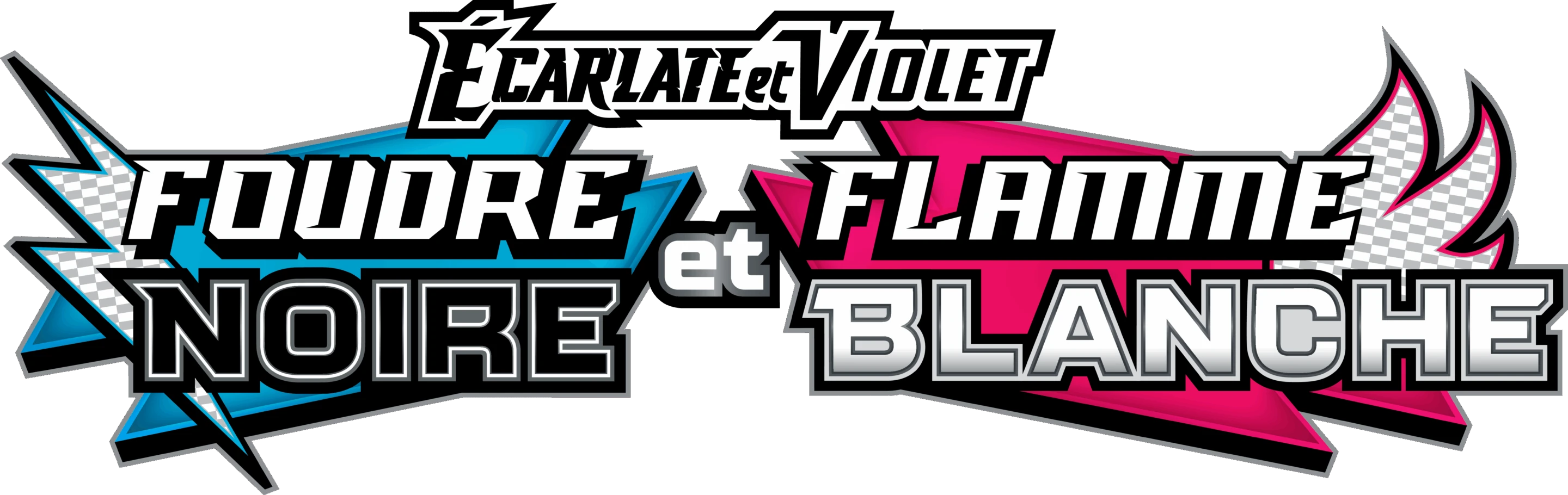 logo des séries Pokémon ev10.5 : flamme blanche et foudre noire