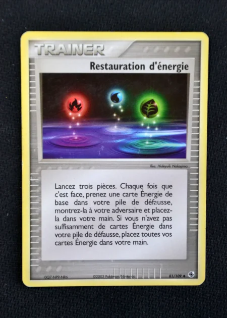 Restauration d'énergie 81/109