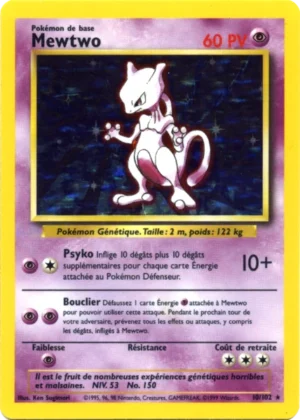 Mewtwo 10/102 (Holographique)