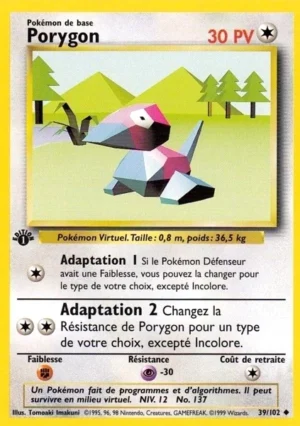 Porygon 39/102 (Édition 1)