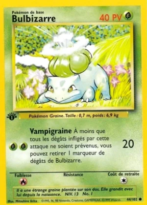 Bulbizarre 44/102 (Édition 1)