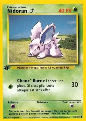 Nidoran ♂ 55/102 (Édition 1)