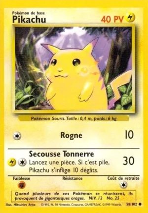 Pikachu 58/102