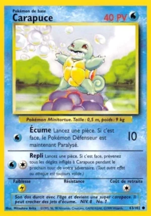 Carapuce 63/102