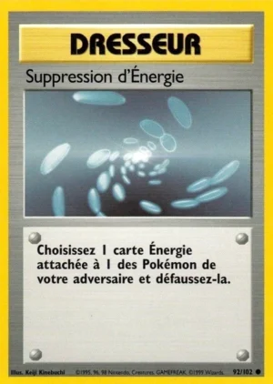 Suppression d'Énergie 92/102
