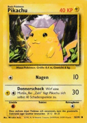 Pikachu 58/102 (DE)