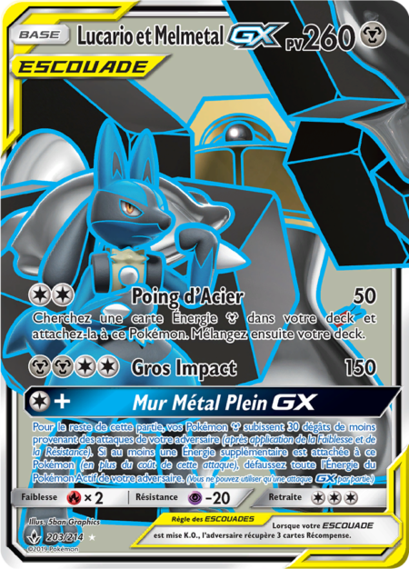 Lucario et Melmetal 203/214