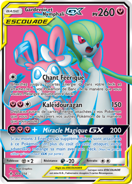 Gardevoir et Nymphali 204/214