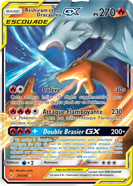 Reshiram et Dracaufeu 20/214