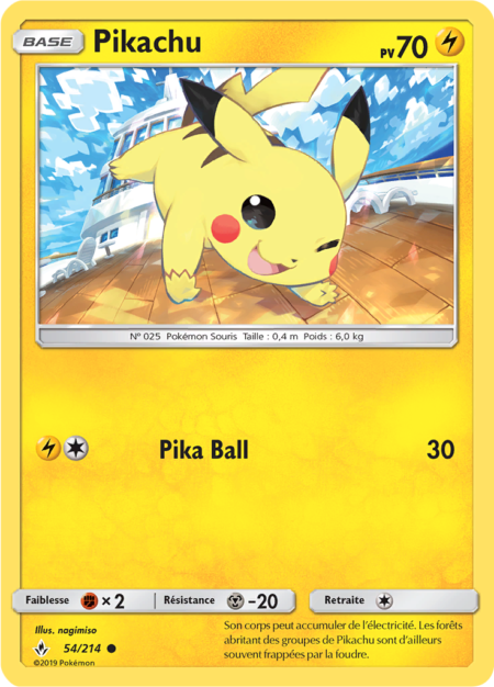 Pikachu 54/214
