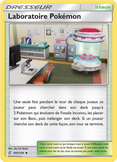 Laboratoire Pokémon 205/236