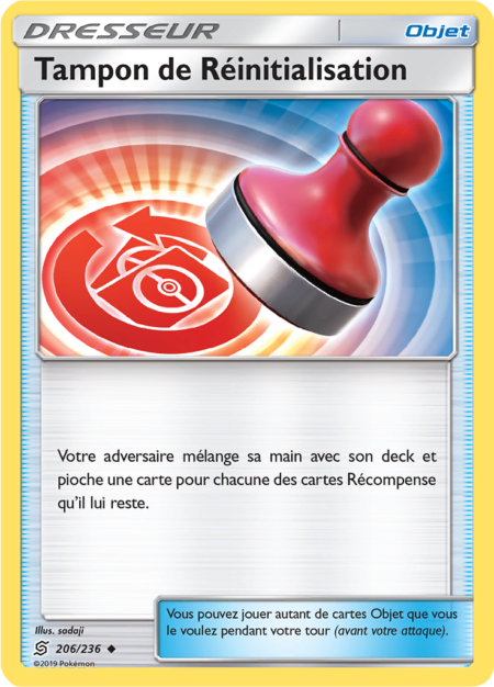 Tampon de Réinitialisation 206/236