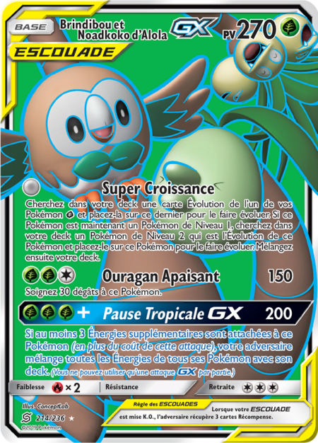Brindibou et Noadkoko d'Alola 214/236