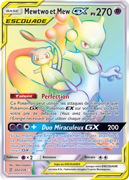 Mewtwo et Mew 242/236