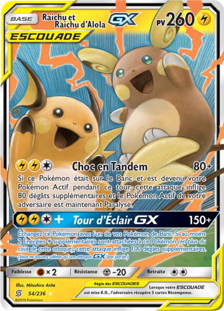 Raichu et Raichu d'Alola 54/236