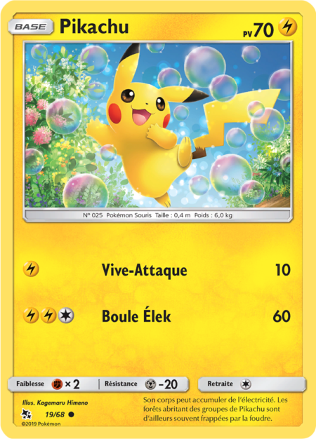 Pikachu 19/68