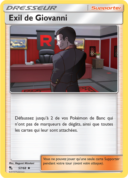 Exil de Giovanni 57/68
