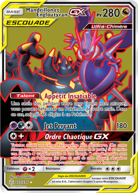 Mandrillon et Engloutyran 223/236