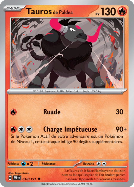 Tauros de Paldea 018/191