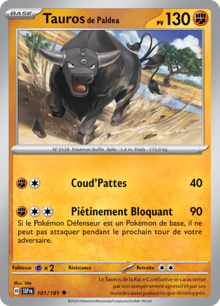 Tauros de Paldea 101/191