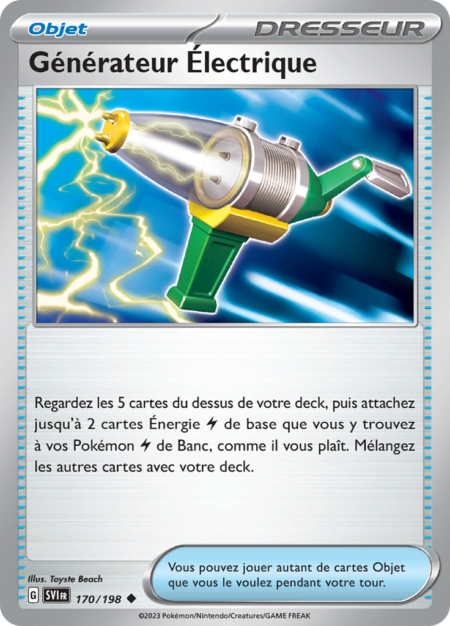 Générateur Électrique 170/198