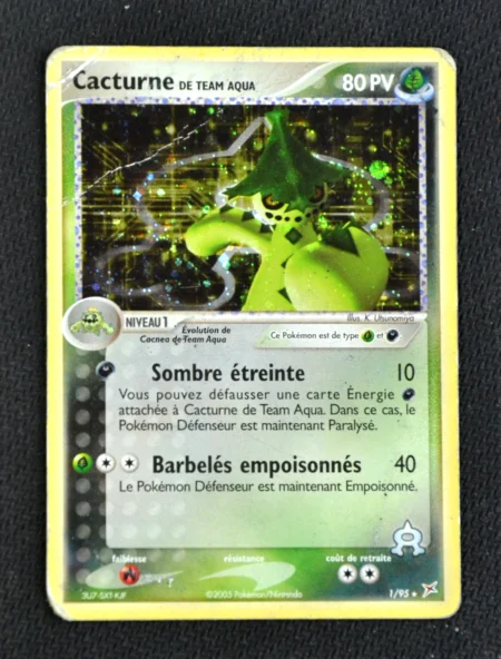 Cacturne (de Team Aqua) 1/95 (Holographique)