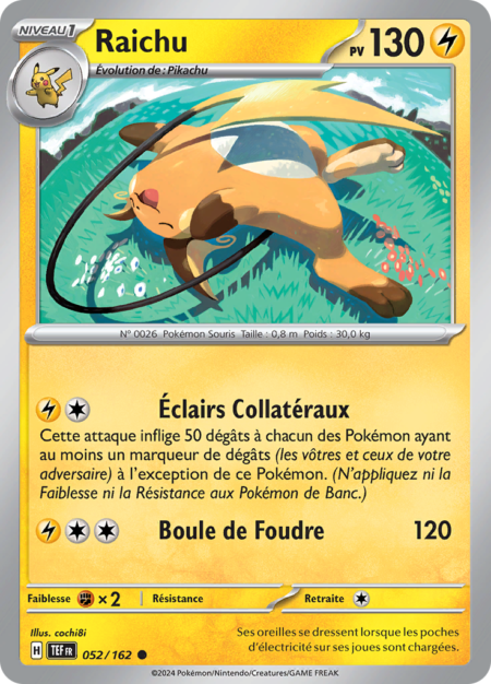 Raichu 052/162