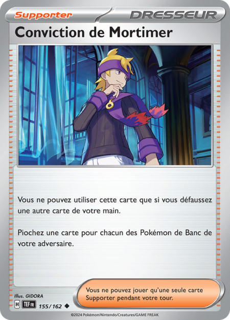 Conviction de Mortimer 155/162