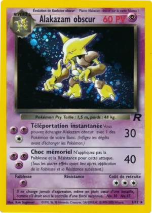 Alakazam obscur 1/82 (Holographique)