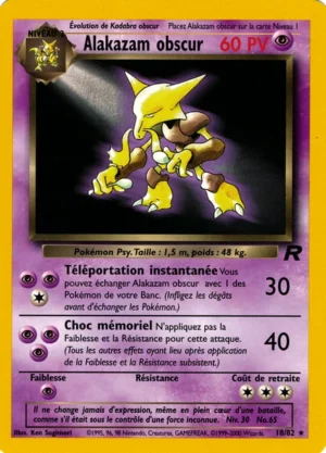 Alakazam obscur 18/82