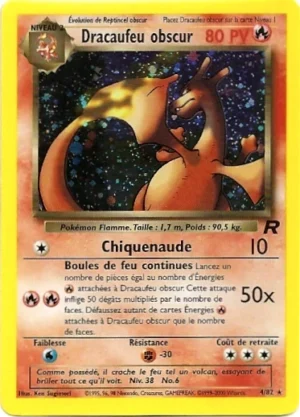 Dracaufeu obscur 4/82 (Holographique)