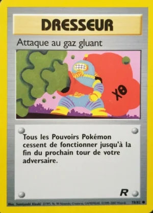 Attaque au gaz gluant 78/82