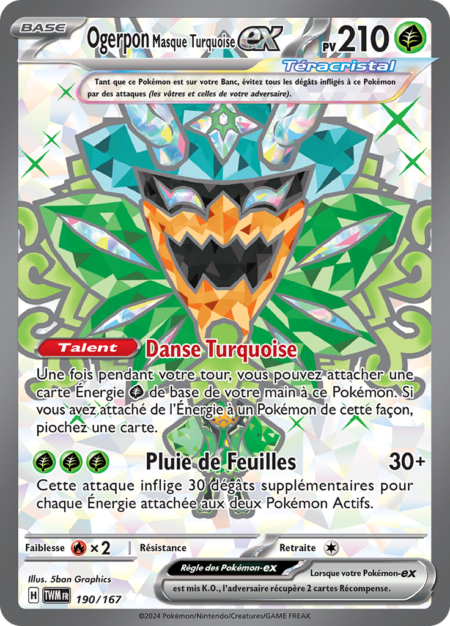 Ogerpon Masque Turquoise 190/167
