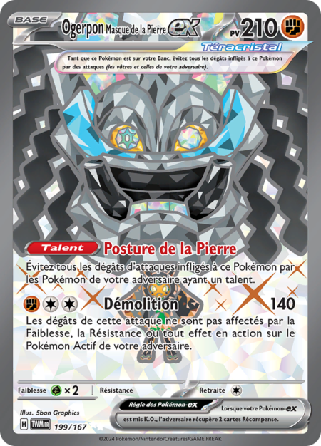 Ogerpon Masque de la Pierre 199/167