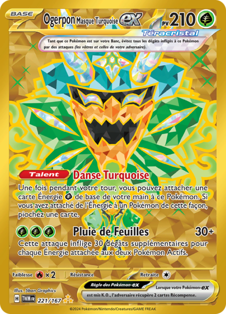 Ogerpon Masque Turquoise 221/167