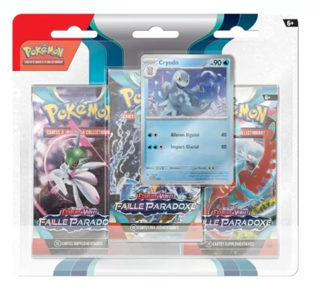 Tripack de la série pokémon Faille Paradoxe
