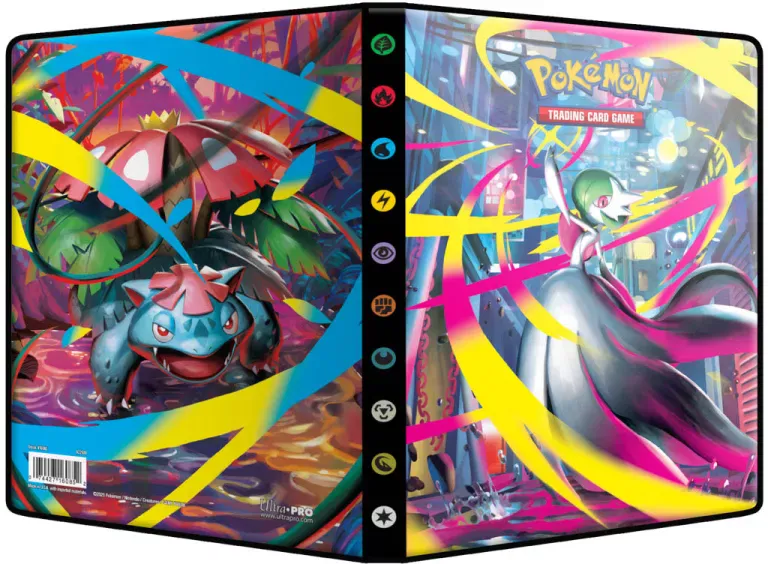 classeur pokemon de la marque Ultra pro produit pour la sortie de la série Méga-Évolution