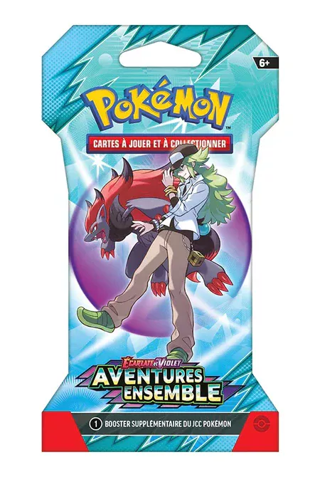 pokemon blister aventures ensemble ev09 illustration zoroark & N