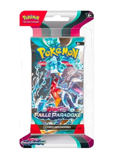 pokemon blister faille paradoxe ev04 illustration carchacrok
