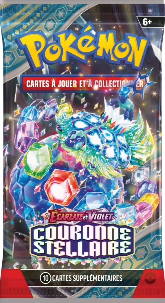 booster de la série pokémon ev07 couronne stellaire illustration terapagos