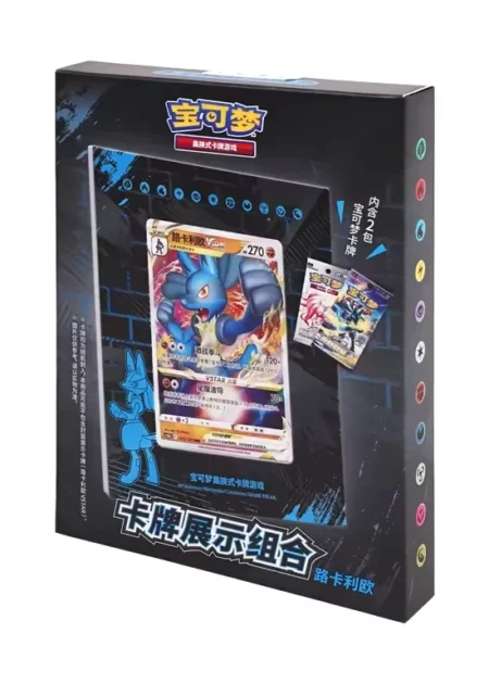 pokemon coffret cadre lucario chinois