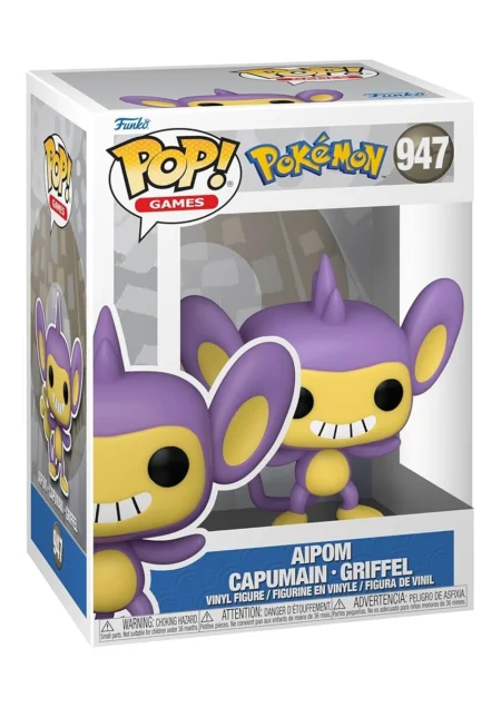 figurine funko pop pokémon capumain n°947