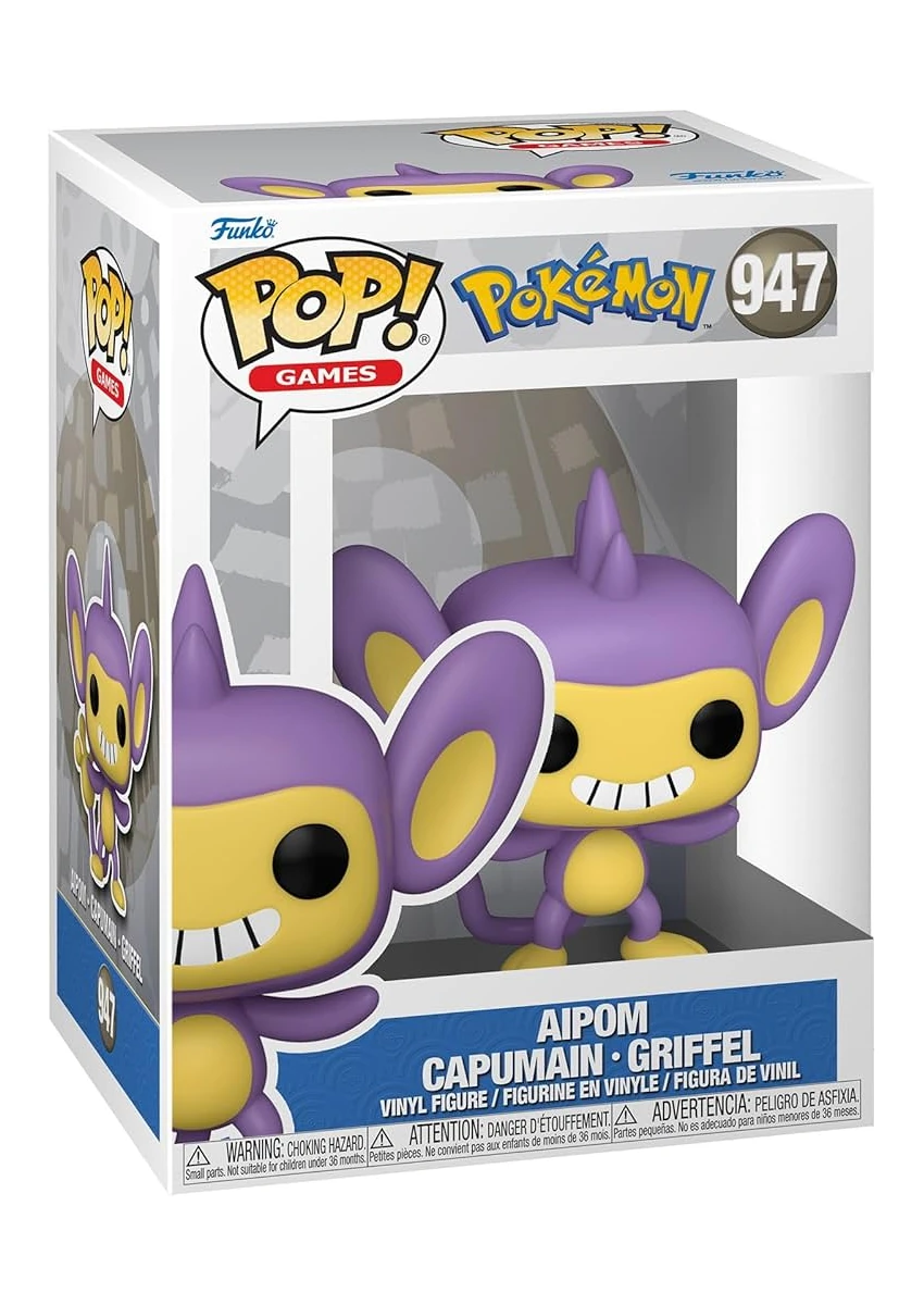 figurine funko pop pokémon capumain n°947