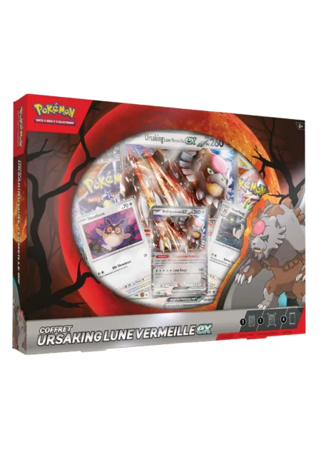 coffret pokémon ursaking lune vermeille ex