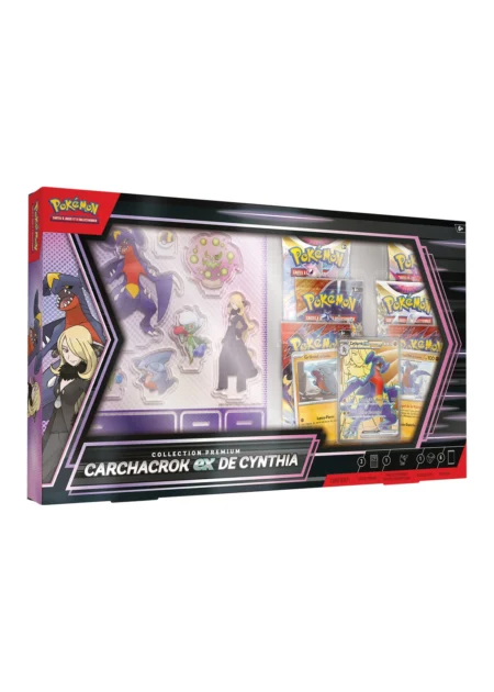 pokemon coffret collection spéciale carchacrok ex de cynthia